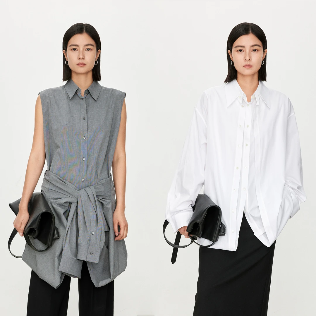 【商场同款新品】JOC专柜超高密加厚SUPIMA棉多穿双层可拆卸无袖衬