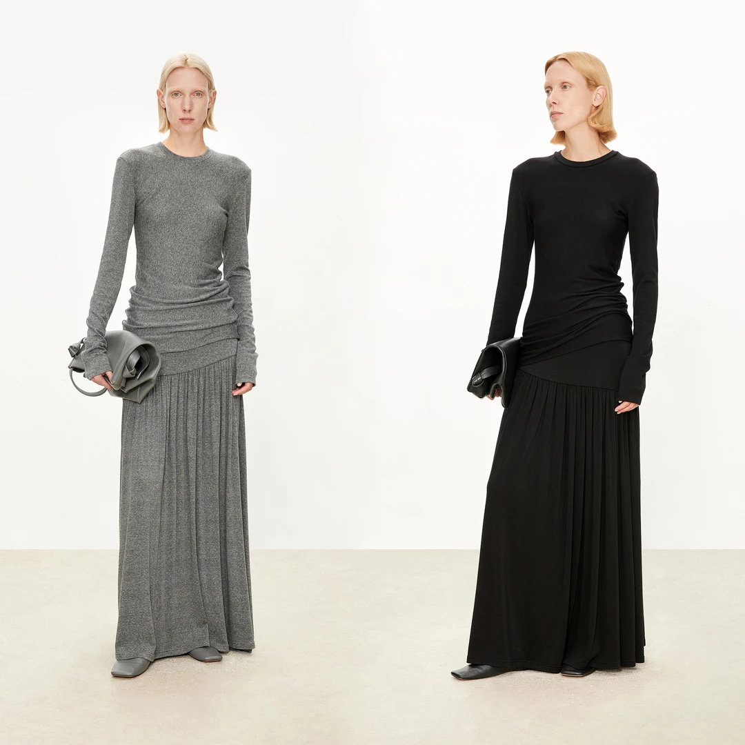 【商场同款新品】JOC专柜软糯0压高克重针织静奢斜裁面膜T/松弛纸片