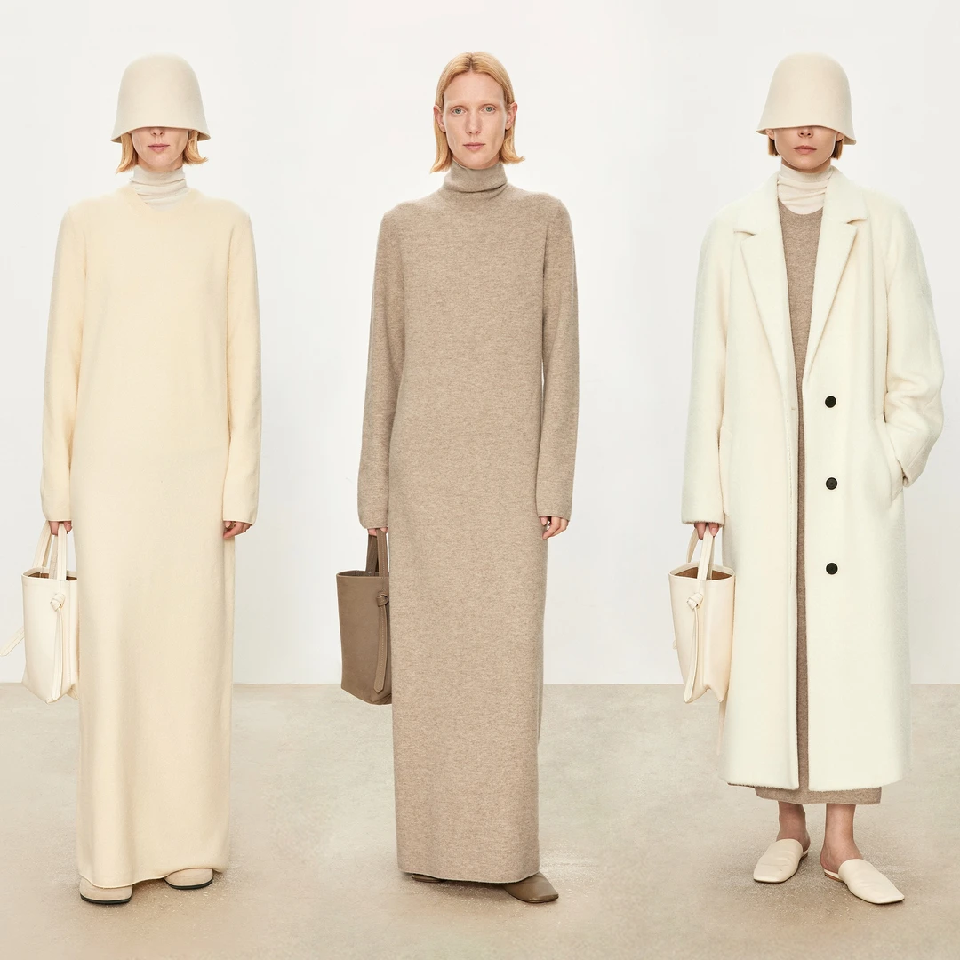 【商场同款新品】JOC进店B入立体微绒感强缩羊毛纸片人圆/堆领针织