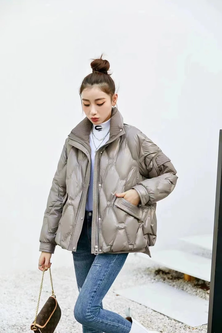 时尚休闲宽松保暖外套661