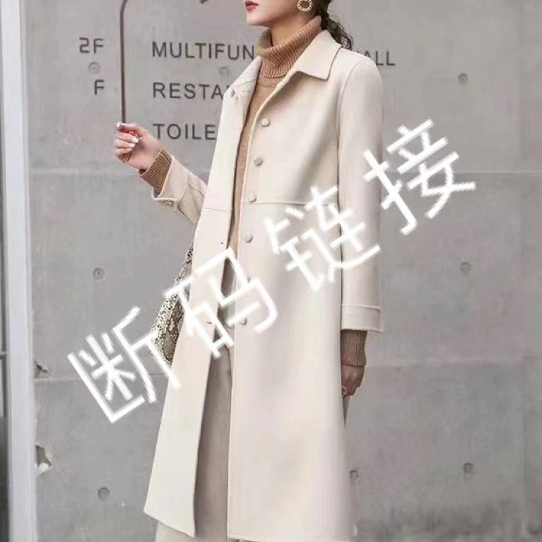 高端大气修身羊毛大衣070款