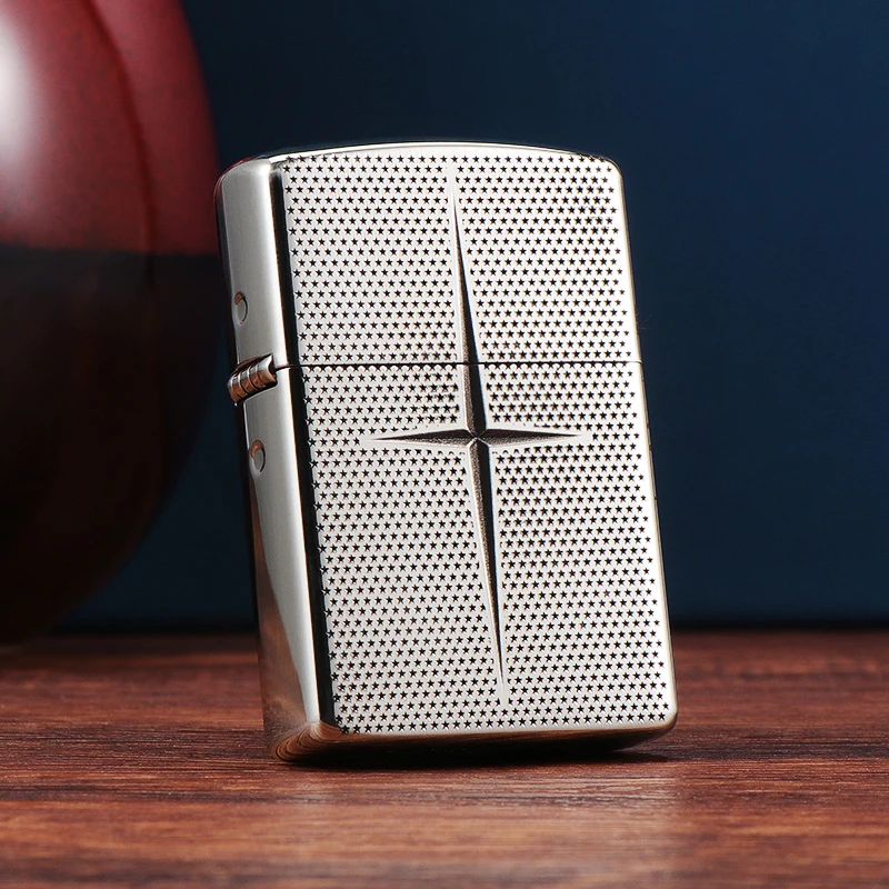 ZORRO佐罗 白铜星芒 防风煤油打火机 送男女生日礼物情人节礼品