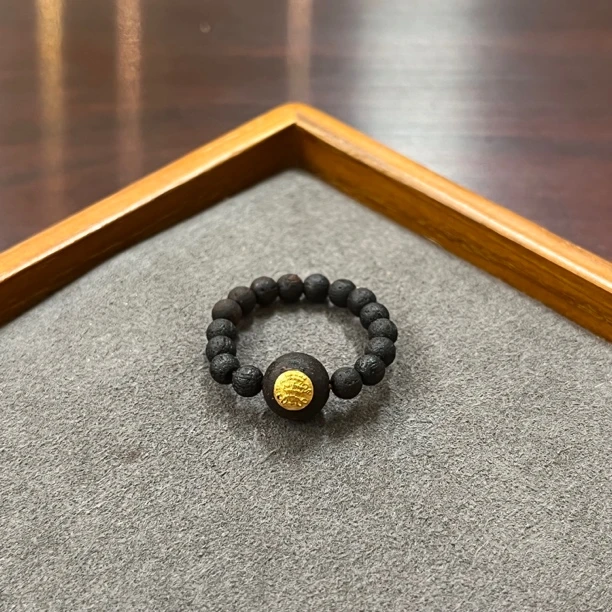 【限量福利】降真香0.4cm指戒手指环把件