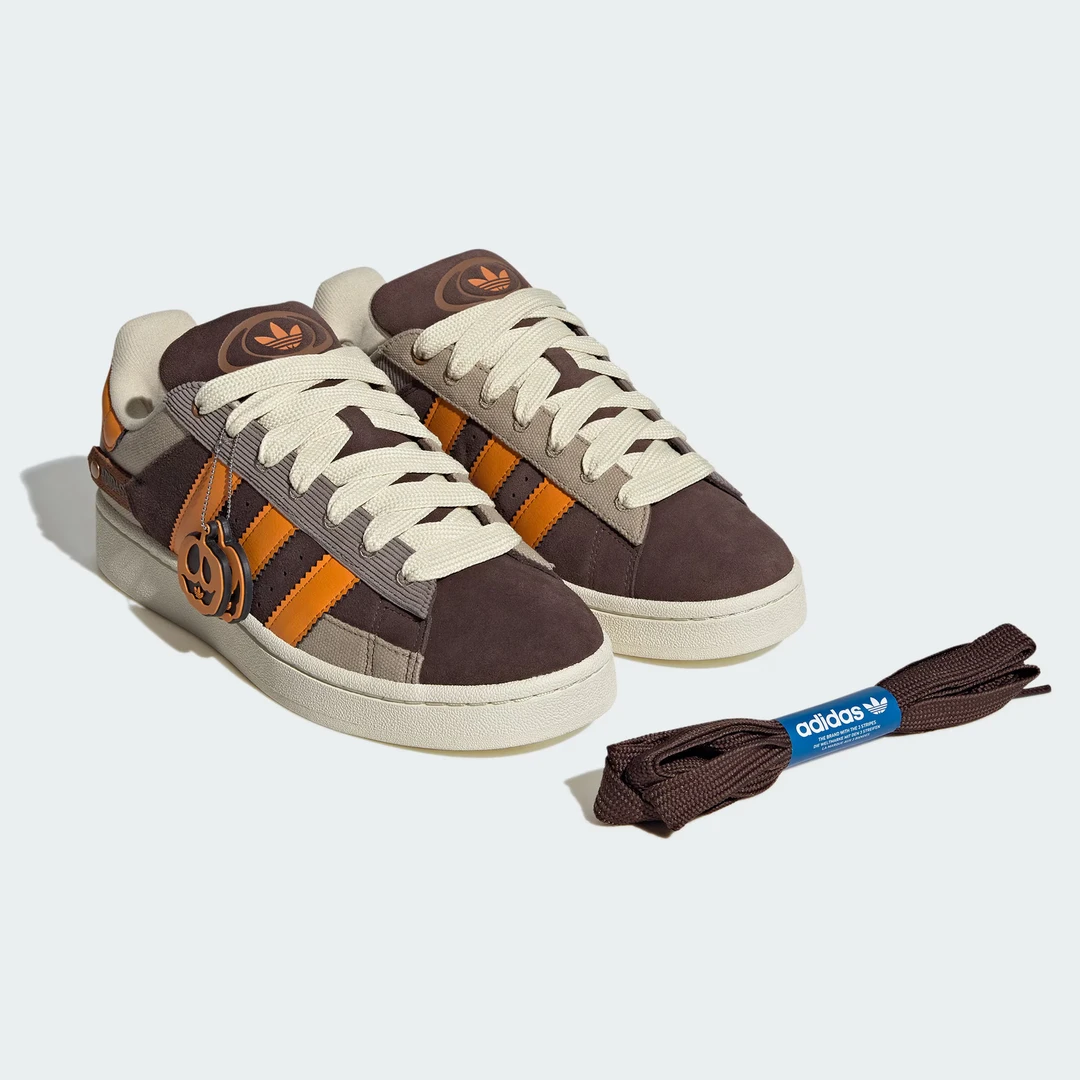 adidas/阿迪达斯CAMPUS 00S万圣节系列复古滑板鞋「面包鞋」IH3282