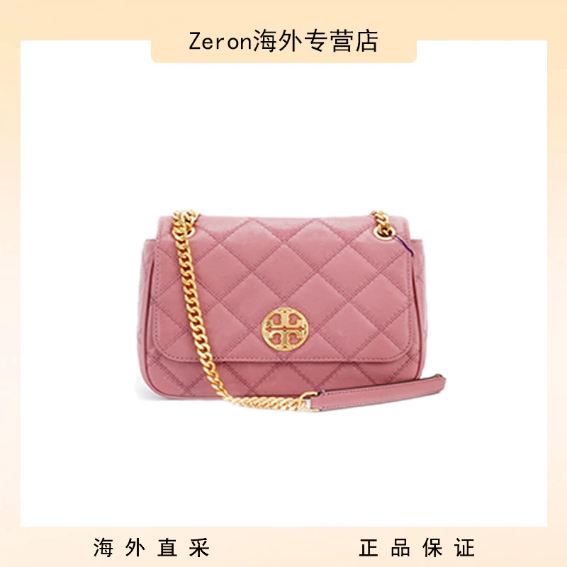 TORY BURCH/汤丽柏琦【预售】WILLA经典女士时尚单肩菱格链条包中号