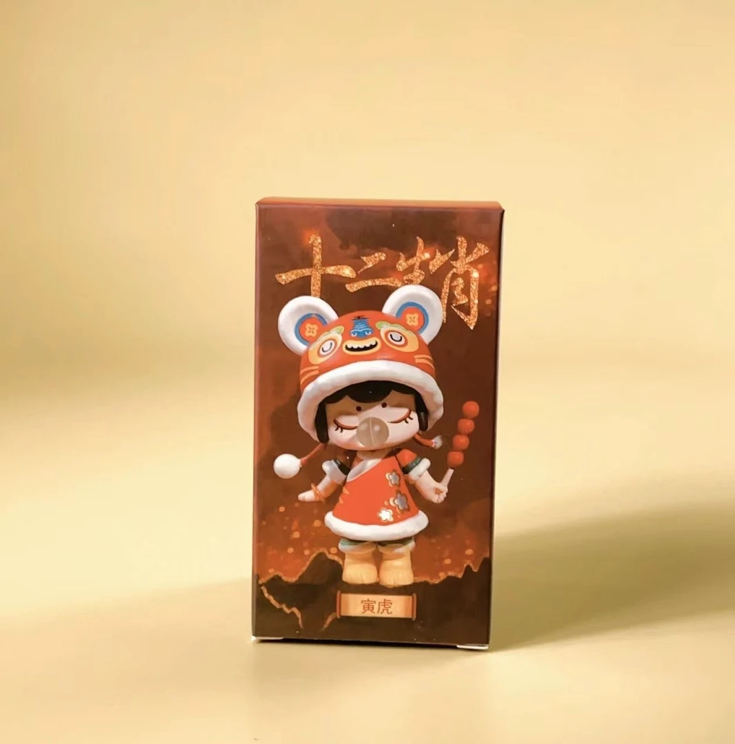 （国版单个拆盒~十二生肖）潮玩手办摆件收藏潮玩盲盒