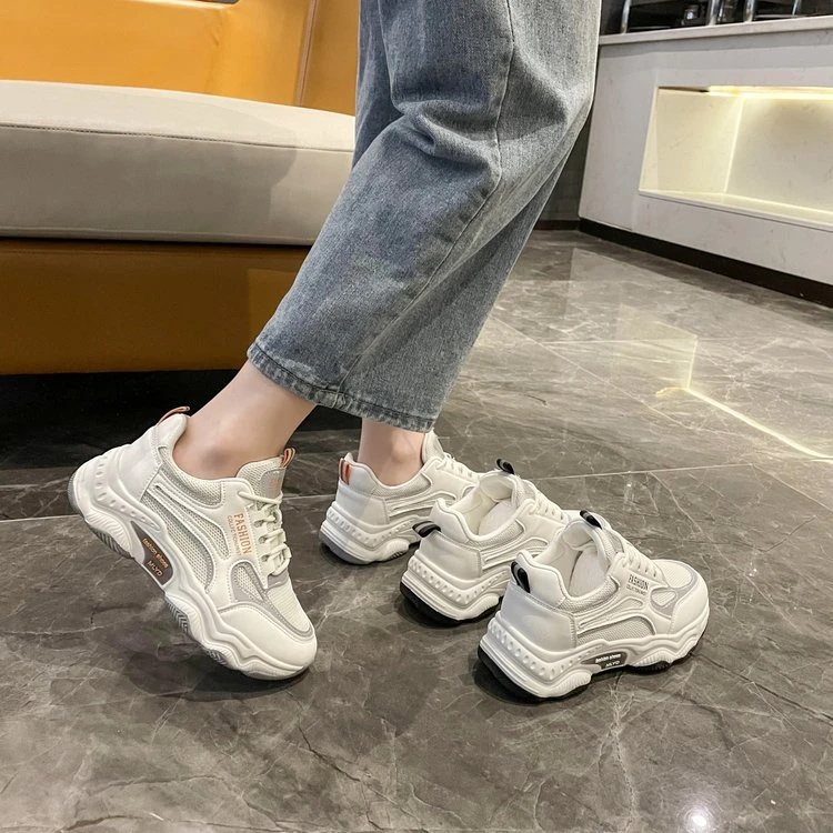 专柜厚底休闲舒适百搭时尚增高日常2024新款网红运动鞋女鞋