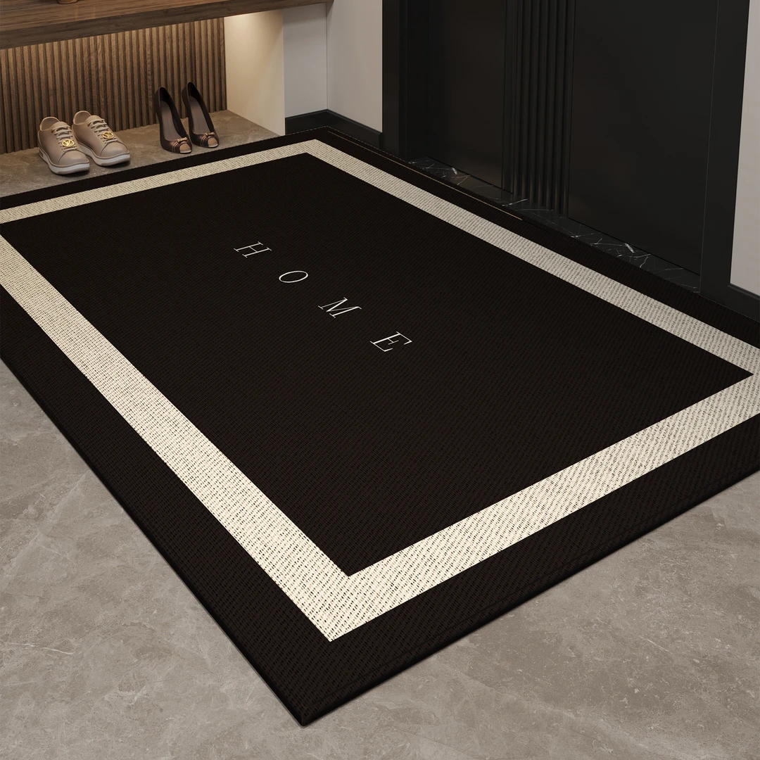 欧莱森地垫入户门垫简约进门地毯门口家用耐脏防滑玄关脚垫可裁剪