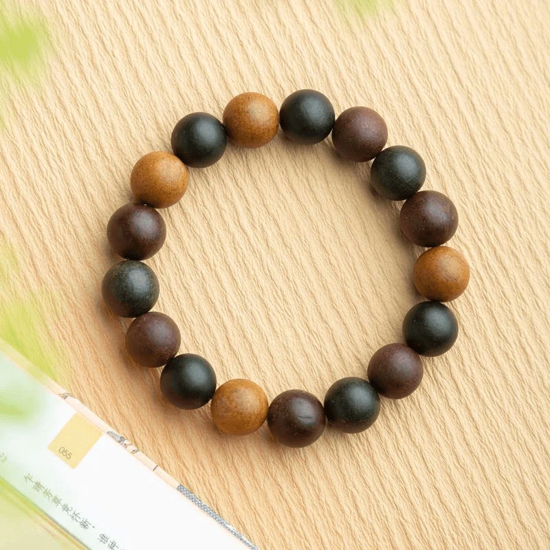 古法五行合香珠五方贵人中药手持男女款单圈手串国风手工制作天然