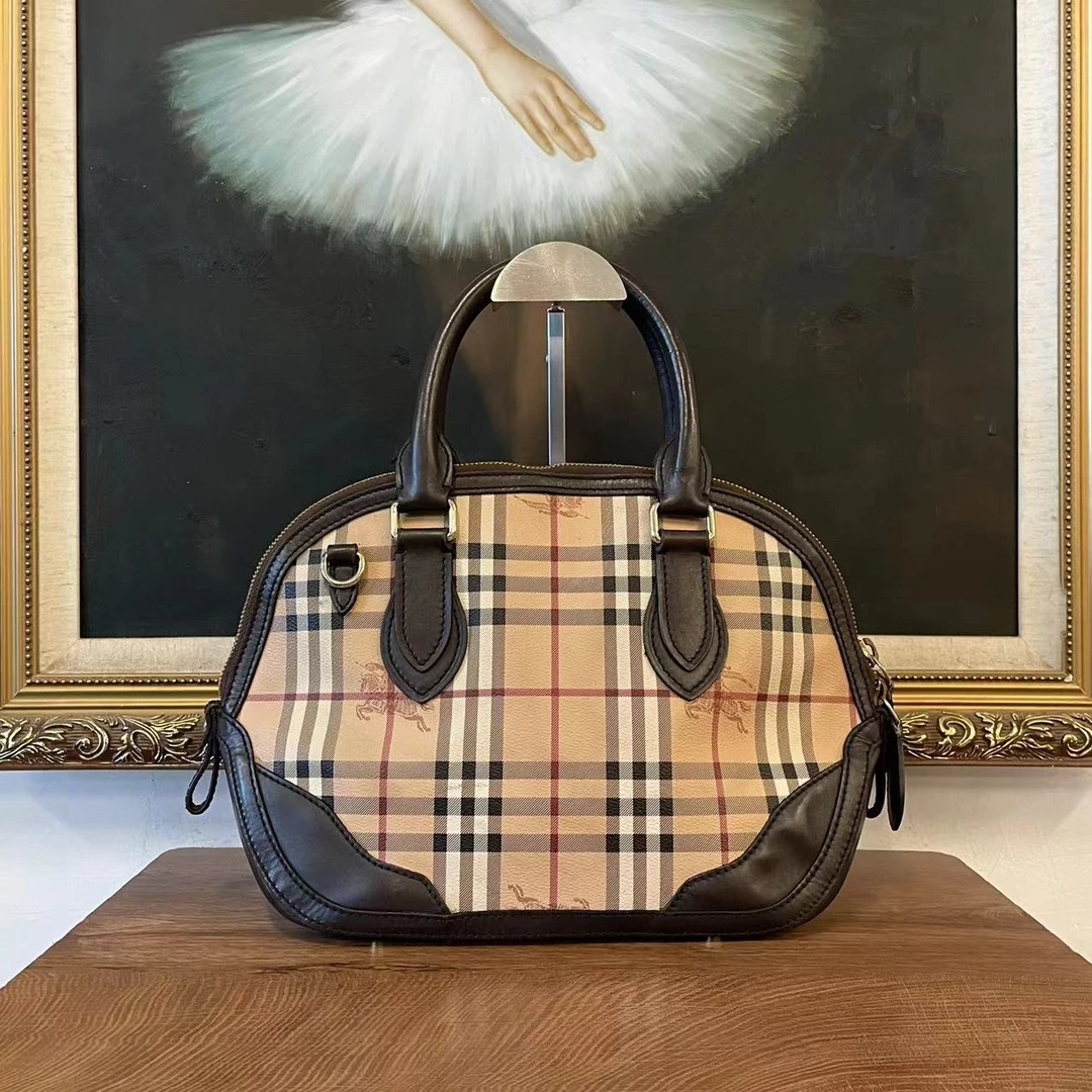 95新 BURBERRY/博柏利 90814巴宝莉单肩包经典单肩包