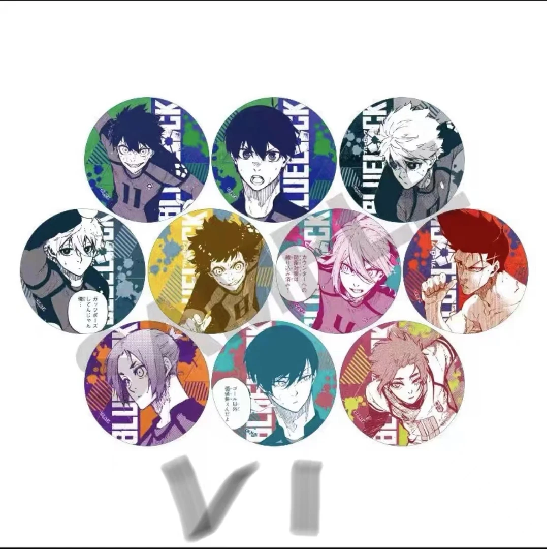 （直播间代拆）蓝色监狱蓝锁漫画风V1第一弹徽章吧唧盲袋