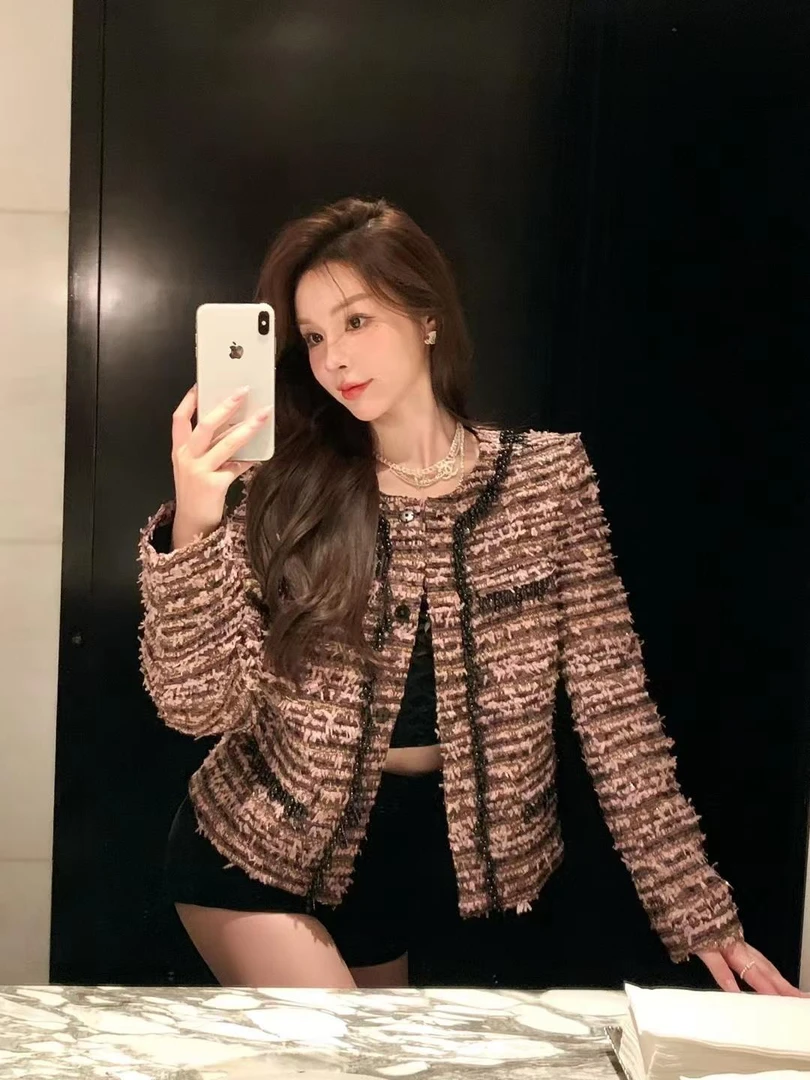 杨杨 MI2-时尚小香开衫短款外套B6427