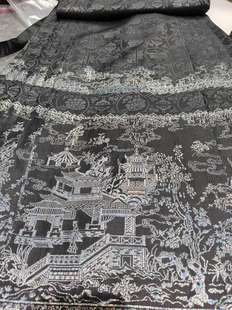 九州六对织银螺钿马面裙【蓬莱仙境】