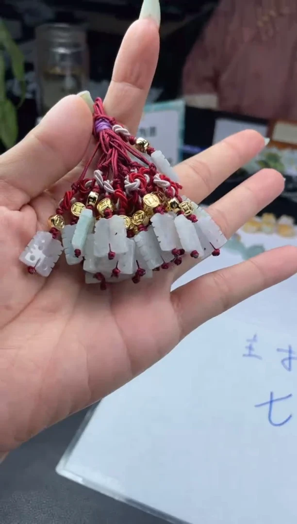 【闪购商品】翡翠挂件未镶嵌FPL231010喜字手机挂单件多样性