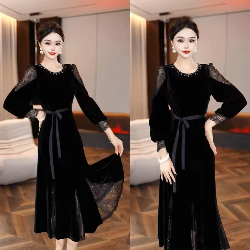 （主播补贴粉丝专属）2024年秋款高档显瘦显白显气质连衣裙