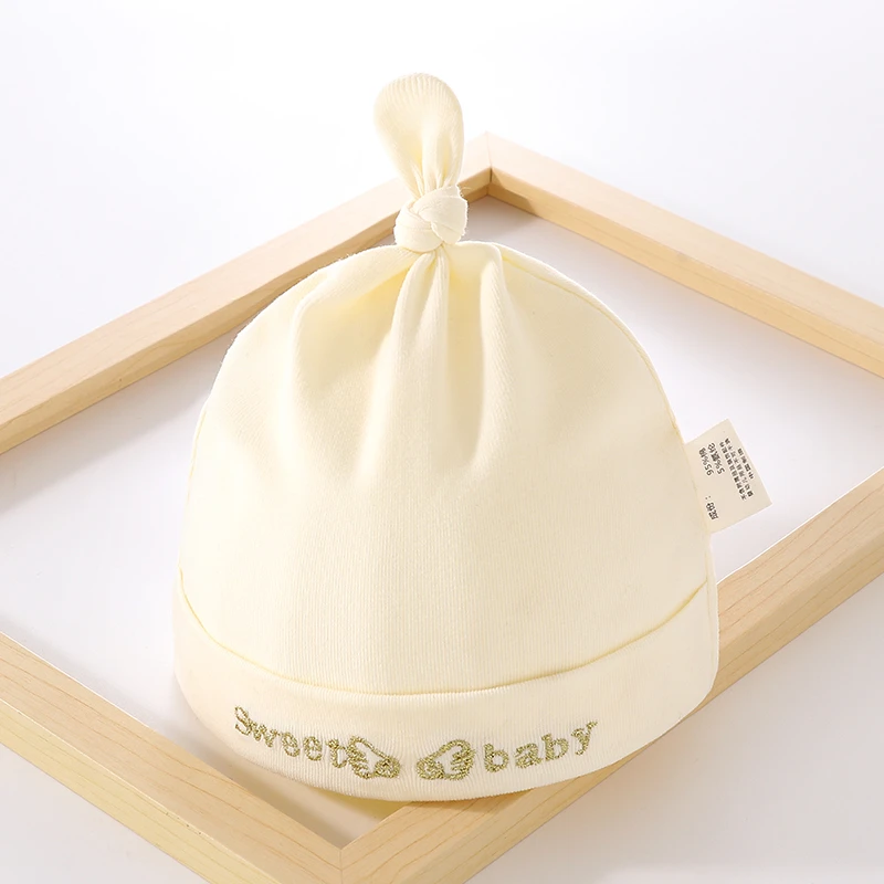 （新生儿）天使皇冠baby秋冬双层无骨系列胎帽