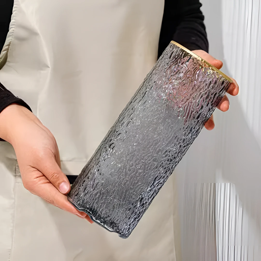 家用玻璃花瓶客厅餐桌上风水培养富贵竹鲜花客厅高颜值摆件