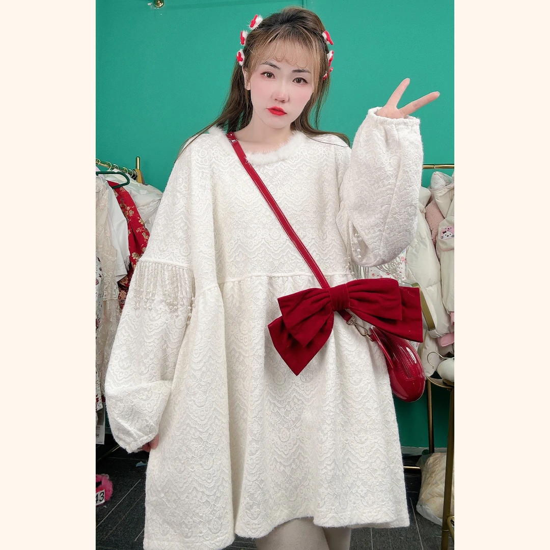 【803-900】春夏新款重工上衣 名媛风小众设计甜美减龄气质连衣裙女