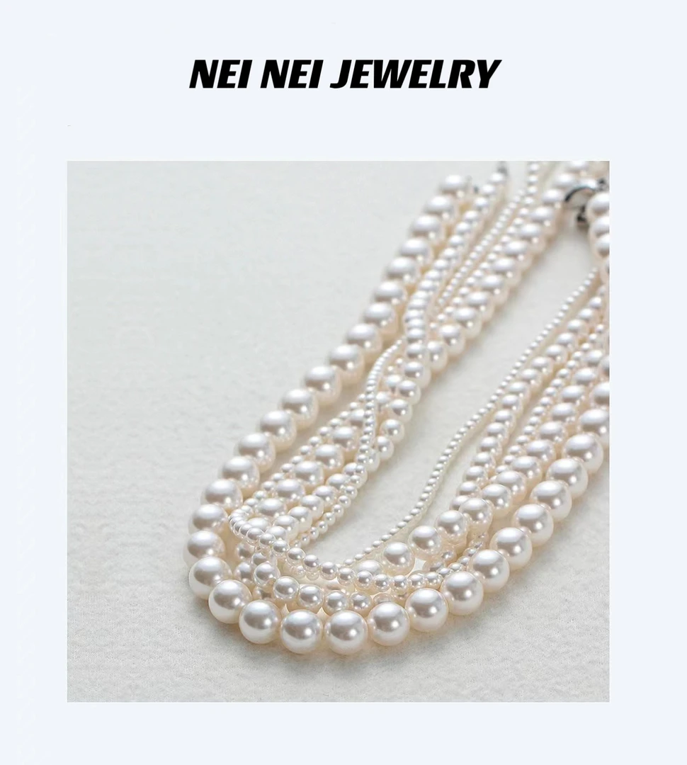 【奶糖】珠珠项链暖白时尚百搭优雅轻奢