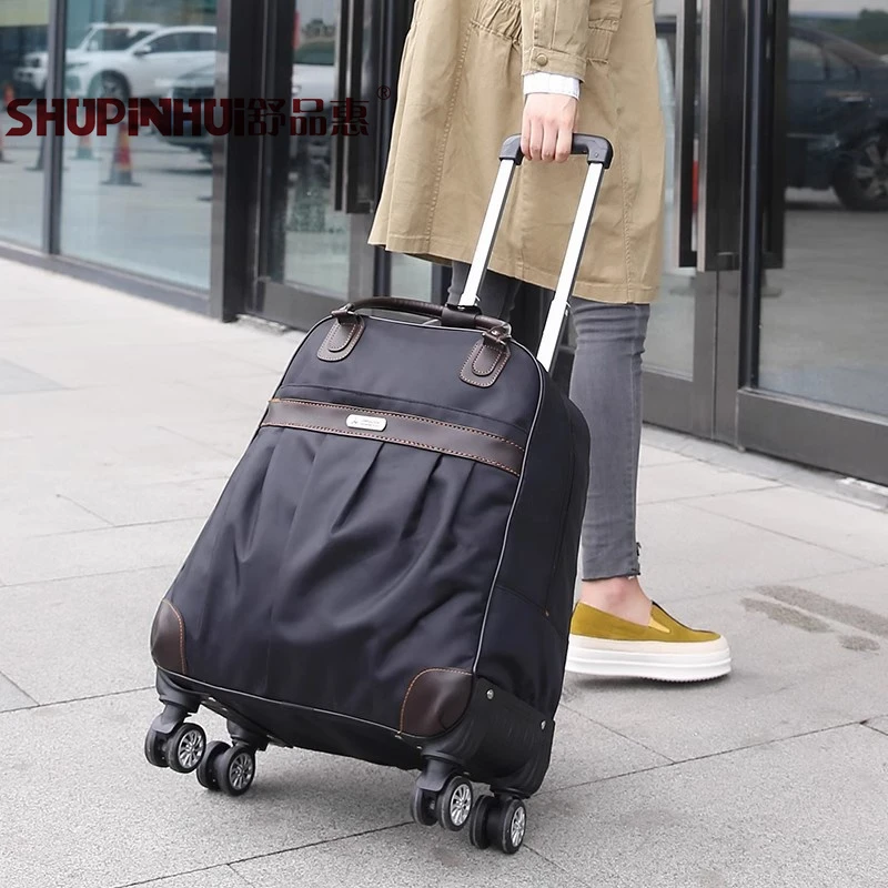 旅行包男女万向轮拉杆包大容量手提包登机包轻便行李包短途可折叠
