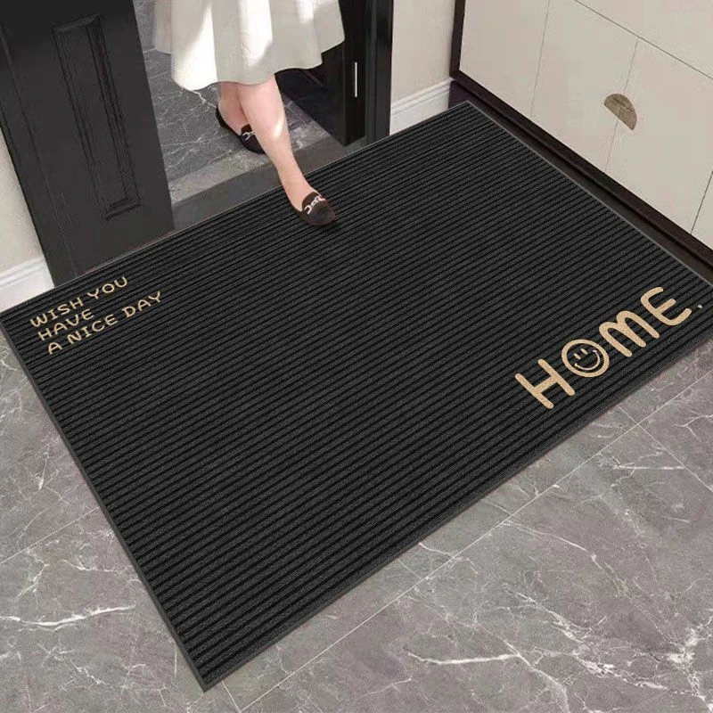 简约入户门垫玄关进门脚垫蹭土耐磨中式地垫家用大门口除尘垫子
