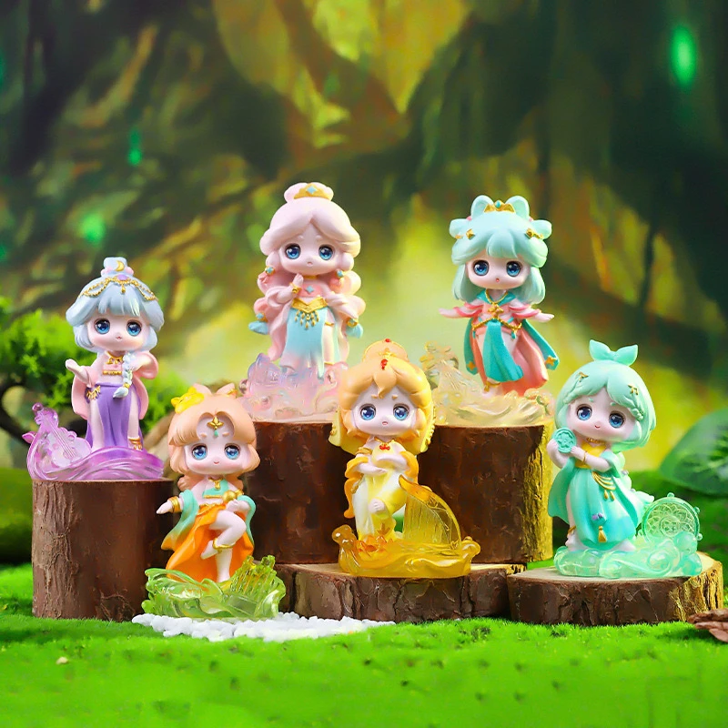 古风少女敦煌飞天2代潮玩盲盒手办个性家具装饰品惊喜桌面摆件