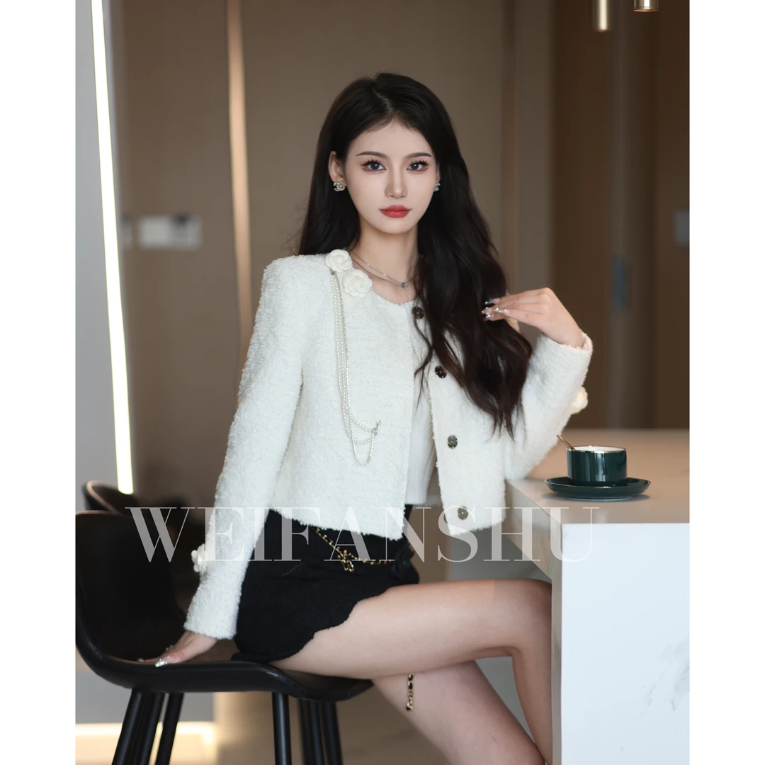 WEIFANSHU/魏凡舒心上恋人外套气质优雅时尚洋气甜美轻奢高档女装