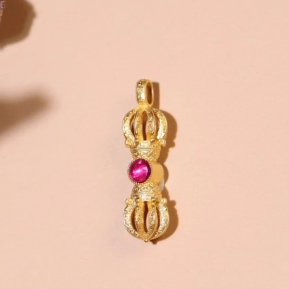 （灵魅）18K金 金杵杵吊坠