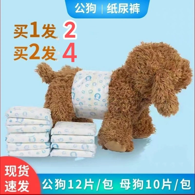 狗狗纸尿裤超薄透气狗尿不湿泰迪宠物小狗生理期安全裤狗狗尿不湿