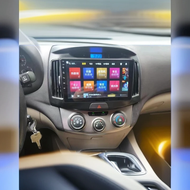 北京现代悦动大屏导航原厂车载360全景倒车影像一体机中控显示屏