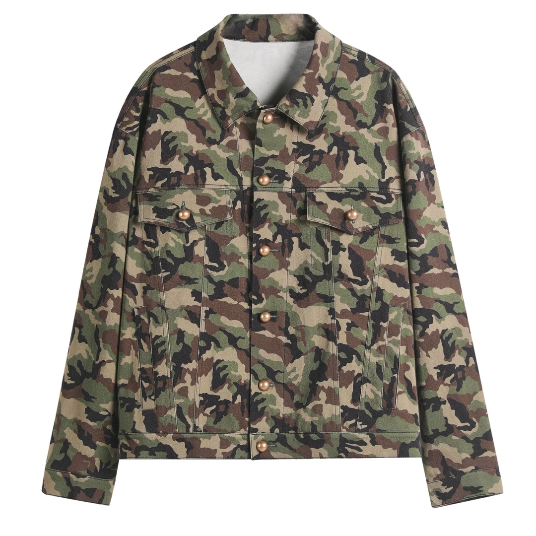 Neu inkUPPY系列迷彩夹克外套工装骷髅印花休闲潮款