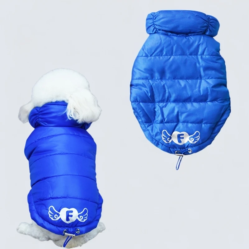 泰迪狗狗衣服羽绒服面料的棉衣宠物秋冬马甲吉娃娃小鹿犬猫猫博美