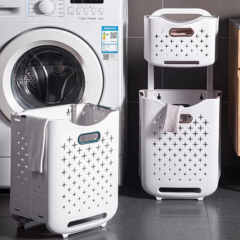 新疆包邮脏衣篓折叠放脏衣服收纳筐家用洗衣篮浴室壁挂置物架神器