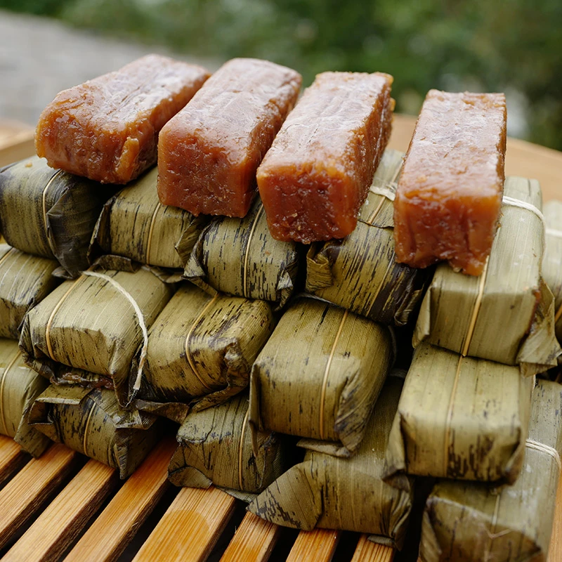 竹叶小黄粑软糯四川特产纯手工糯米粑糍粑特色风味零食小吃传统