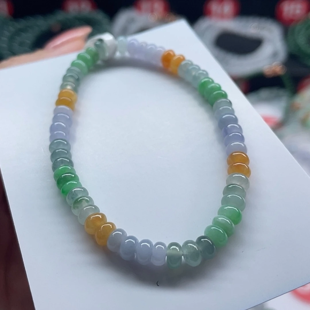 【闪购商品】翡翠手链未镶嵌卡5