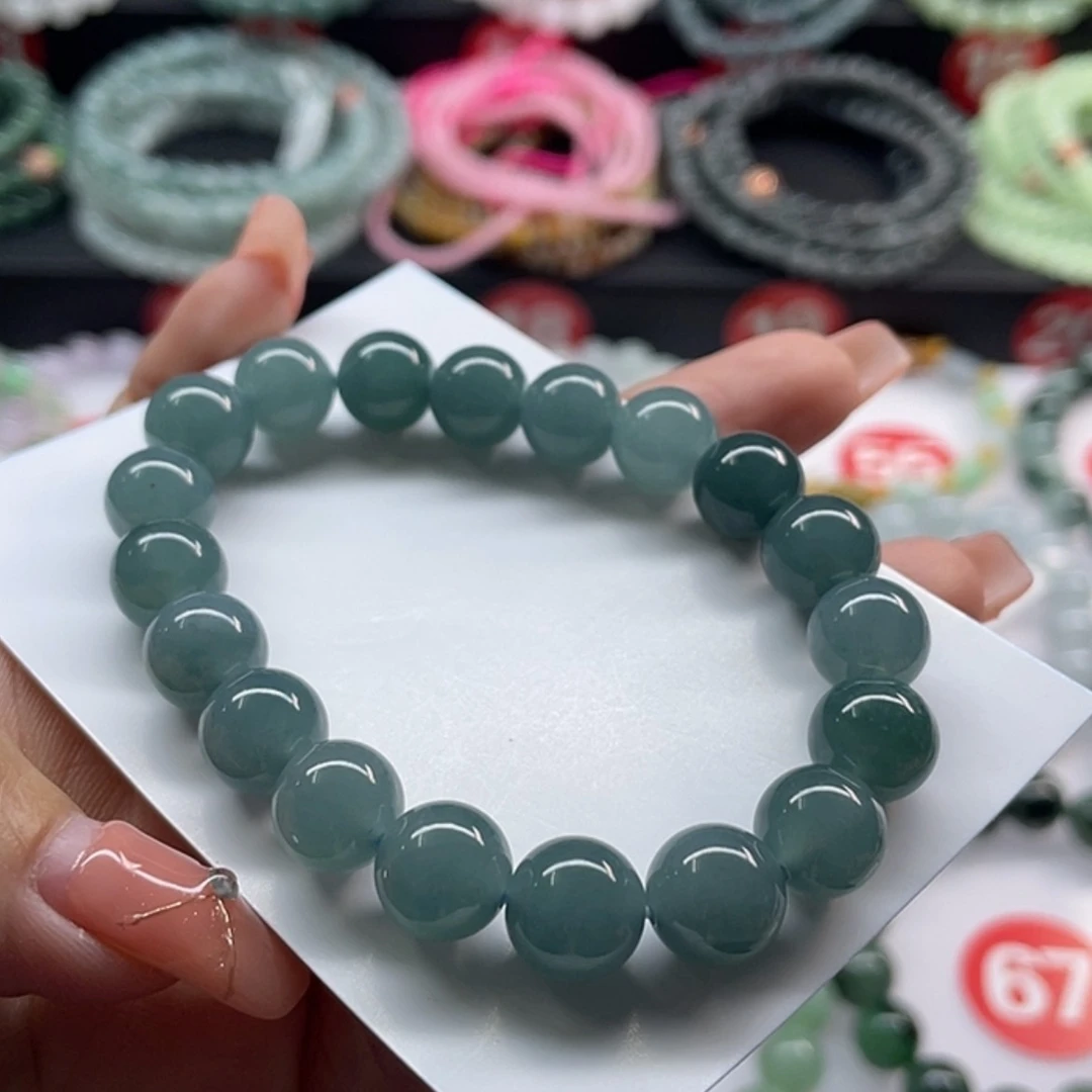 【闪购商品】翡翠手链未镶嵌早*?