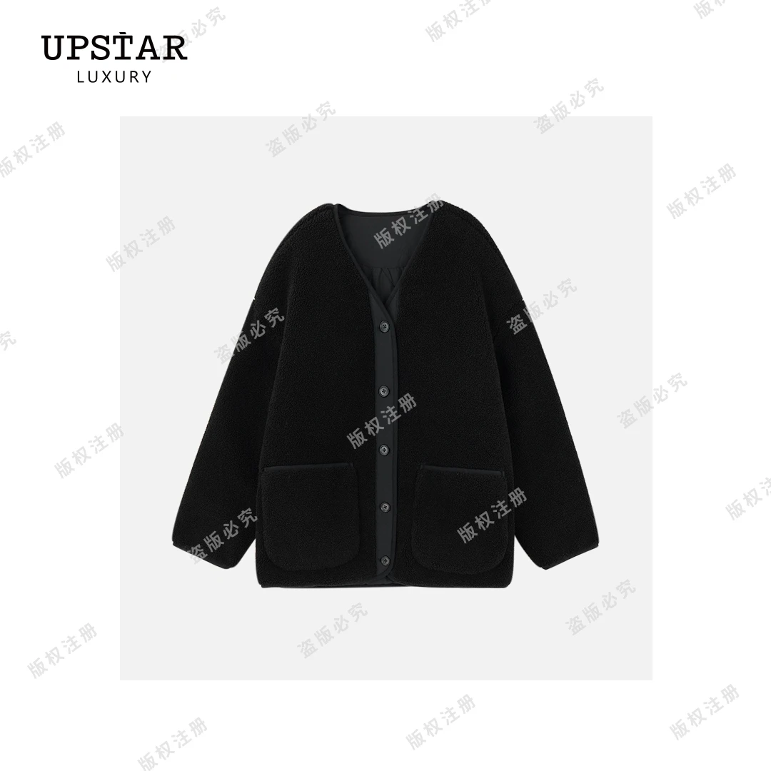 【Linda姐高端线】时尚复古宽松高档双面外套女秋款外穿AF3WDW116