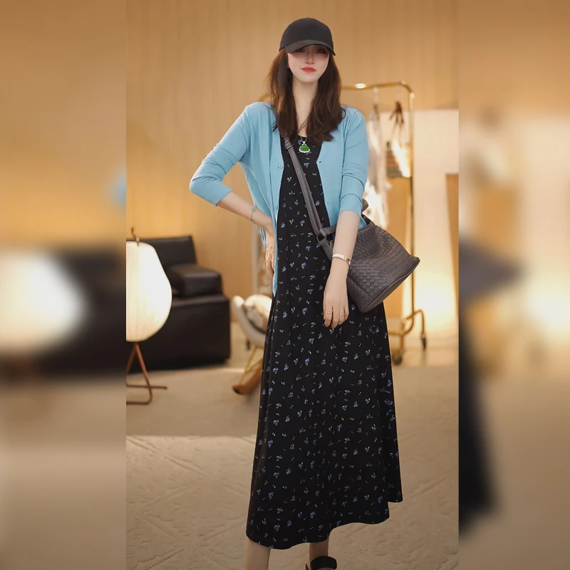 【Linda姐高端线】夏季新款时尚出游穿搭休闲背心裙连衣裙AS4LYH134