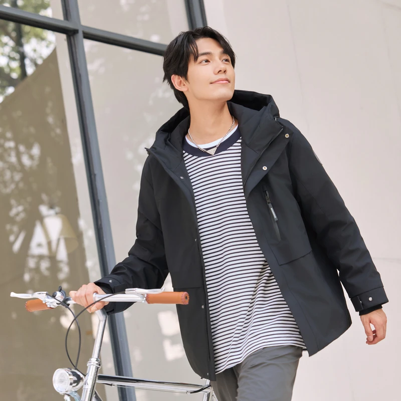 波司登2024年新款男女同款运动工装风时尚百搭外套保暖羽绒服