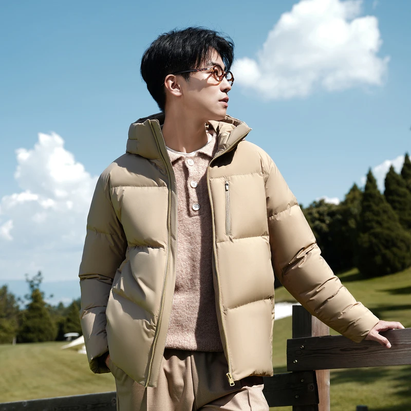 【波司登】2024冬季新款男短款时尚休闲羽绒服B40145303