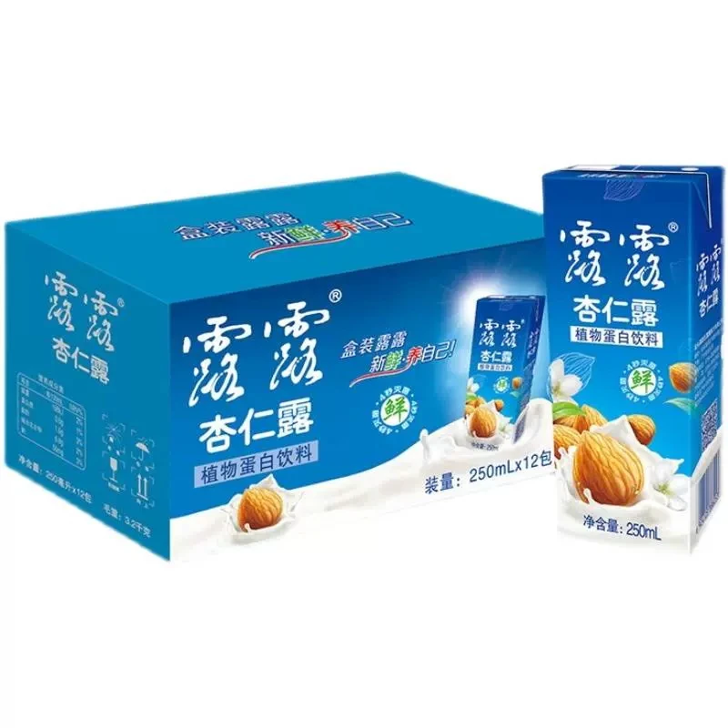 露露杏仁露经典原味240ml*20罐 整箱饮料送礼杏仁奶植物蛋白饮品