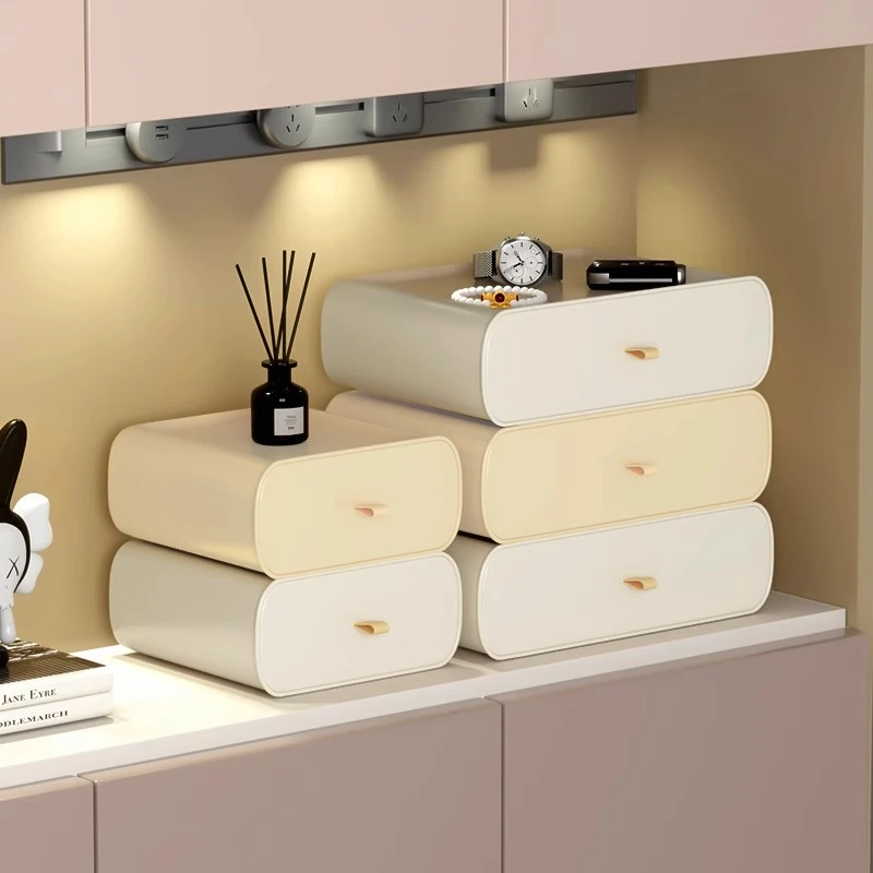 优勤玄关收纳盒入户摆件桌面客厅电视柜抽屉钥匙抽屉式储物盒家用