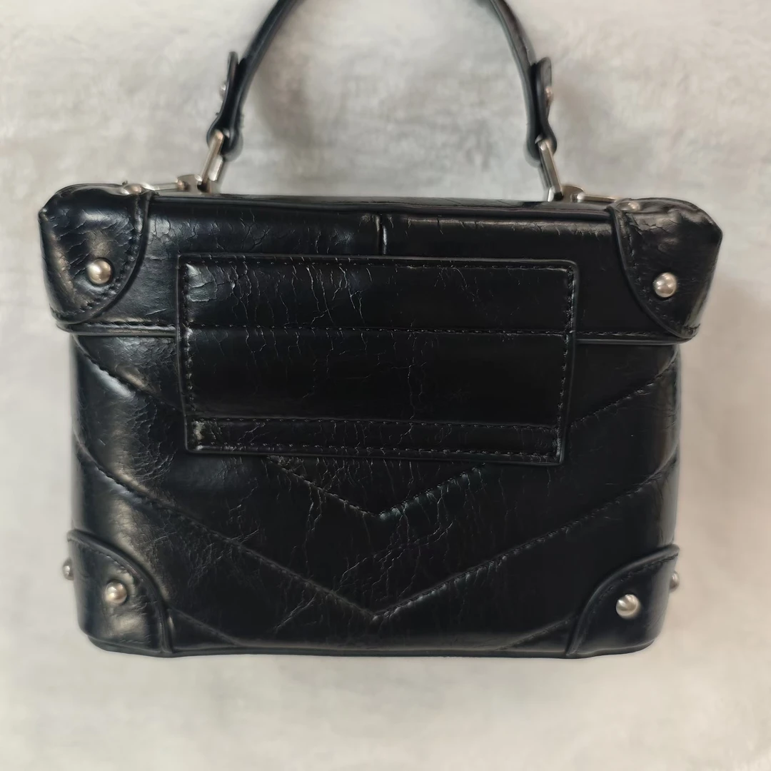 【CHENGFENG定制】轻奢气质百搭女士小方包Z5036黑色