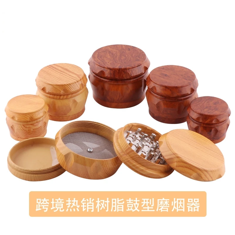 烟斗斗粮食磨烟器便携出门磨烟器V草L草调味草通用款不锈钢