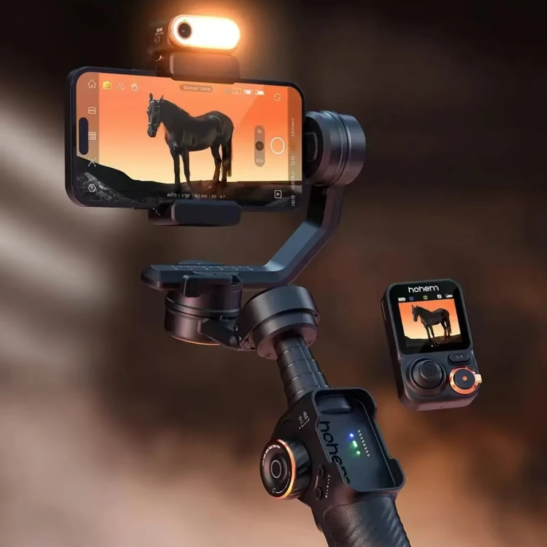 浩瀚卓越M7 手机云台稳定器 手持云台直播延长自拍杆vlog拍照神器