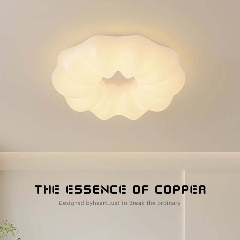 云朵吊灯吸顶灯北欧简约餐厅客厅LED南瓜灯网红儿童房灯主卧室灯