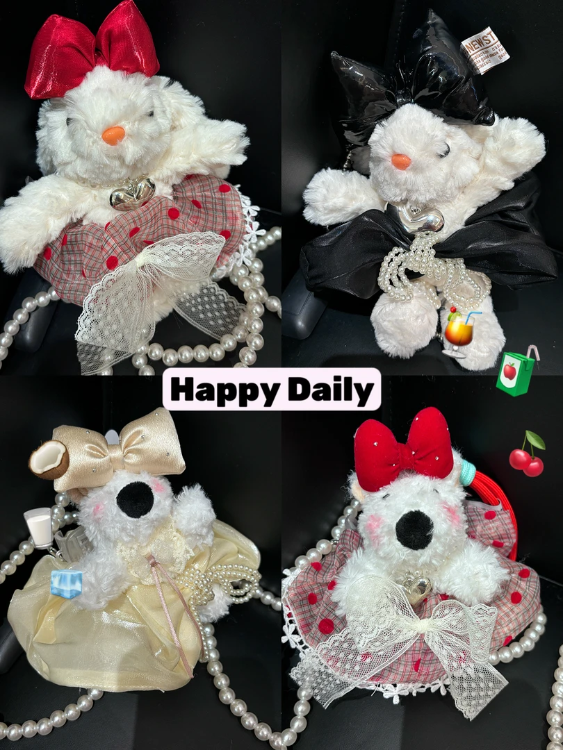 【人机玩具屋】手机背甲毛绒玩偶公仔