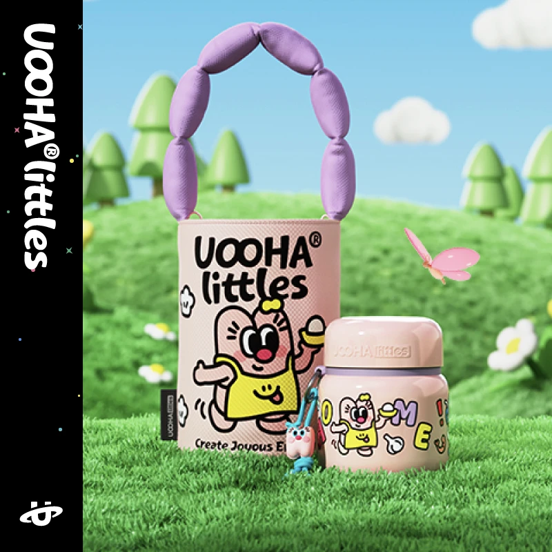 UOOHA欢乐时光焖烧罐 不锈钢保温辅食送礼高颜值水杯 560ml