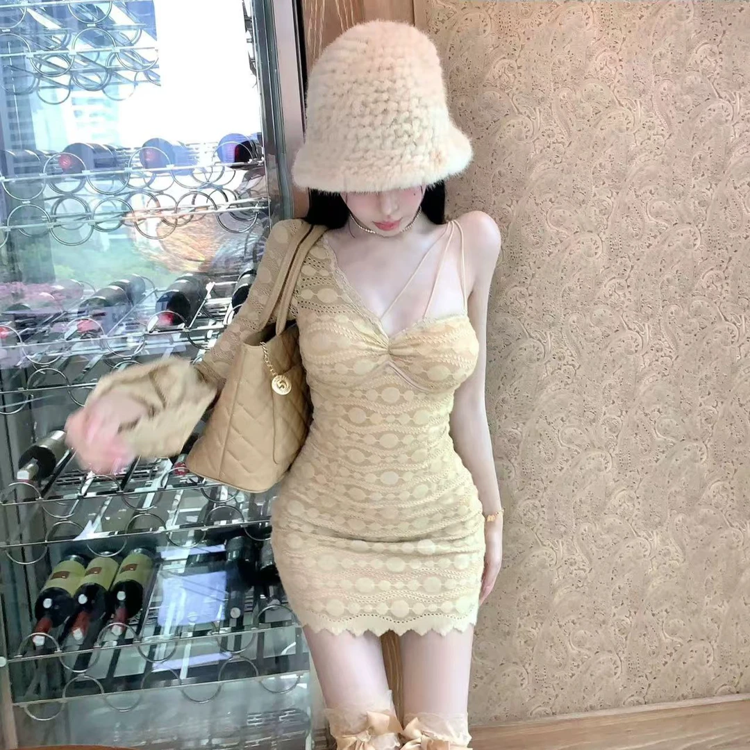 梦梦 MENGMENG｛人间尤物 秋冬新款辣妹修身显瘦连衣裙}