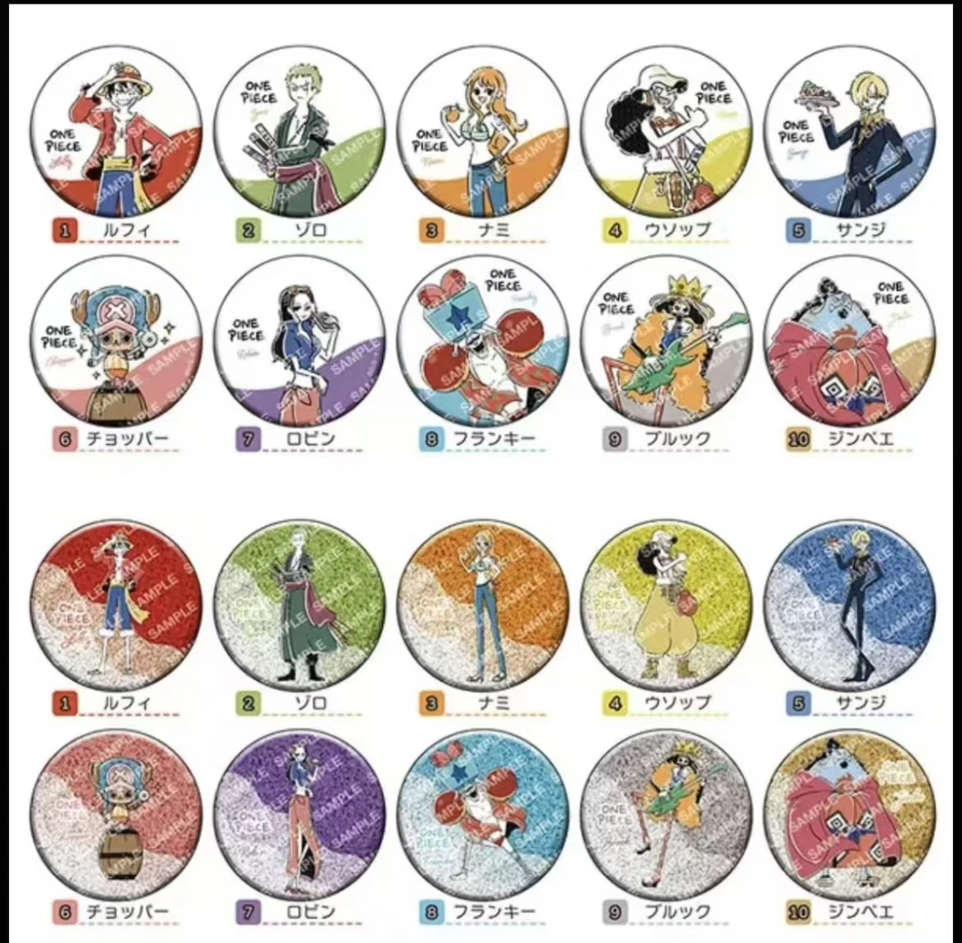 海贼王涂鸦吧唧二弹 山治个人吧唧  路飞个人立牌【代拆】